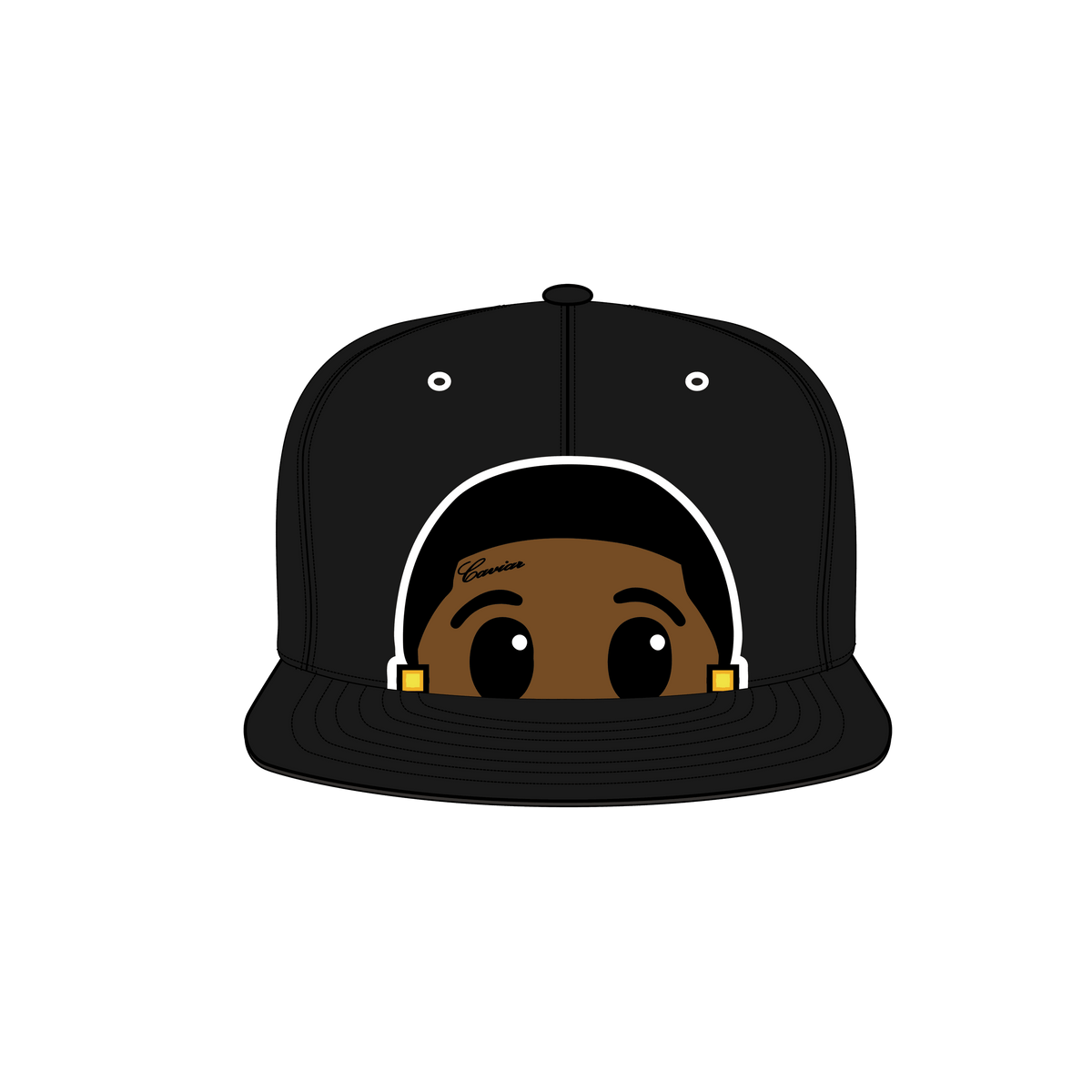 Peekin cap black