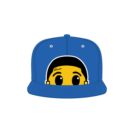 Peekin cap blue